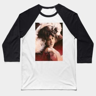 Edwardian Lady Vampire Baseball T-Shirt